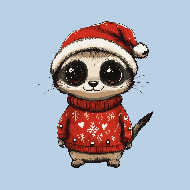 Bande dessinée de Noël de suricate