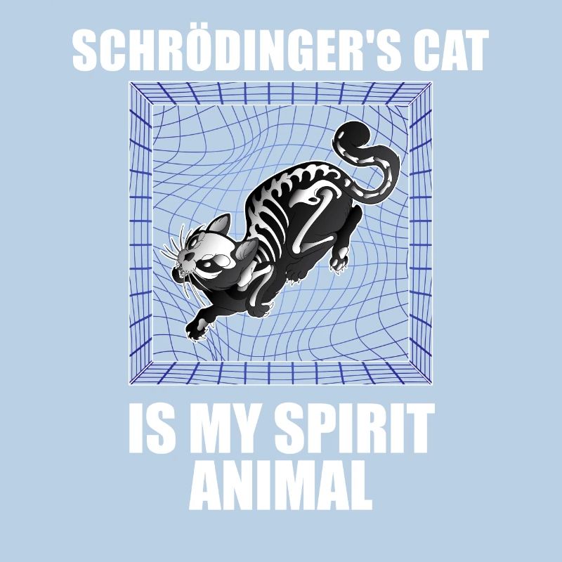 Physics Quantum Nerd Dead + Alive Schrödingers