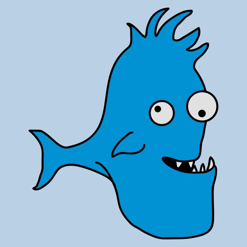 Stupid Crazy Comic Fish
