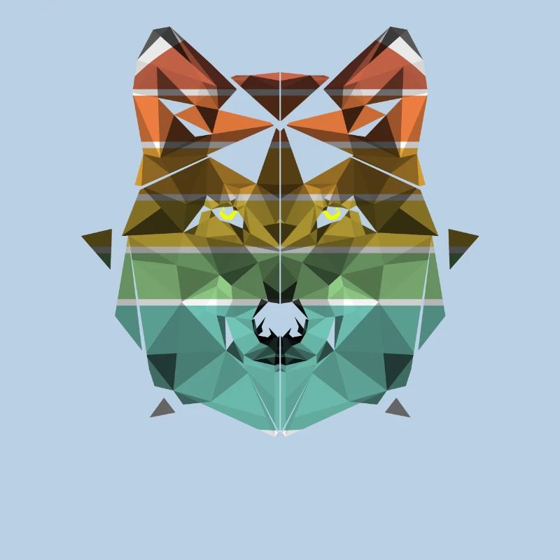Wolf face wolves gift