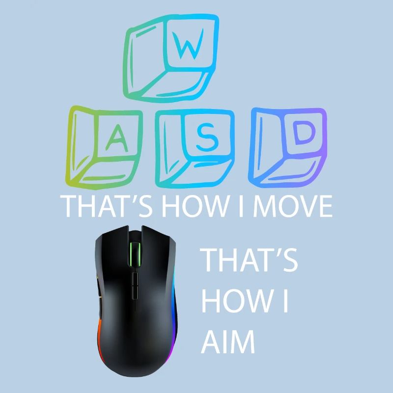 WASD Aim Gaming Gaming Video Game, PC, Computer