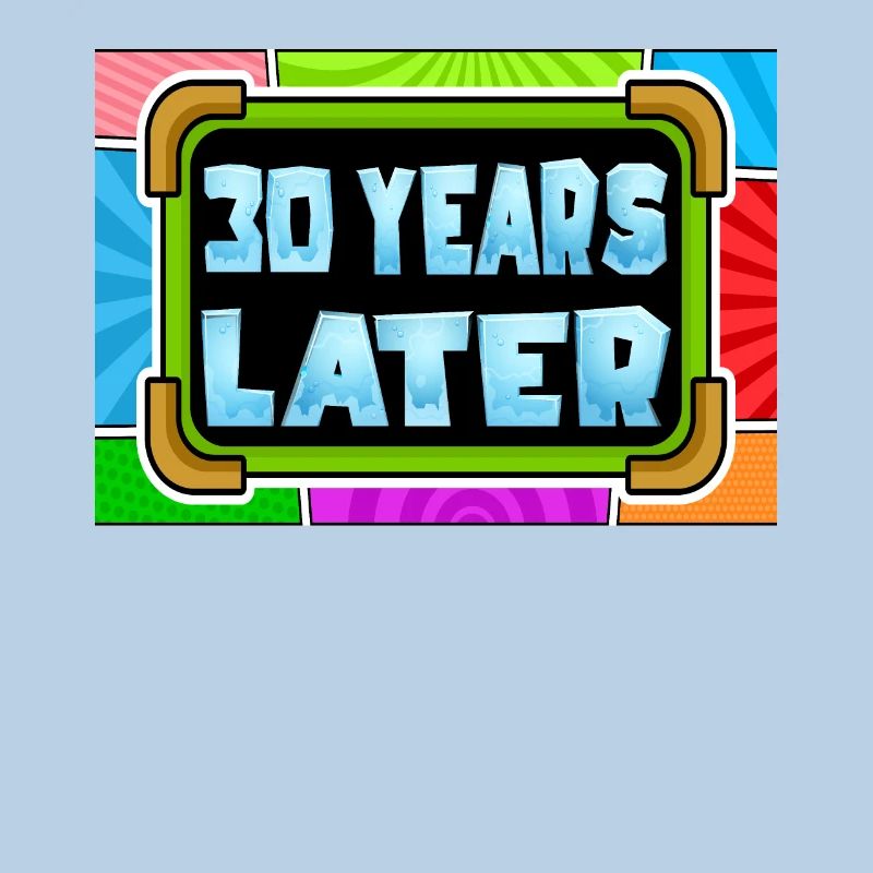 30 years later Geburtstag Geschenk
