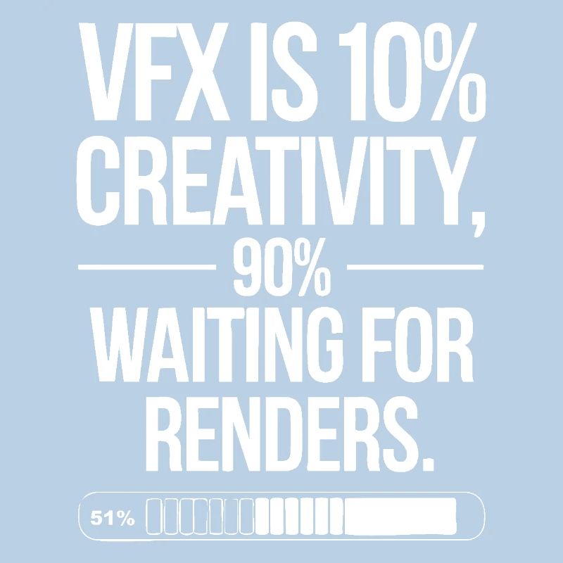 VFX, c’est 10% de créativité et 90% d’attente de rendu
