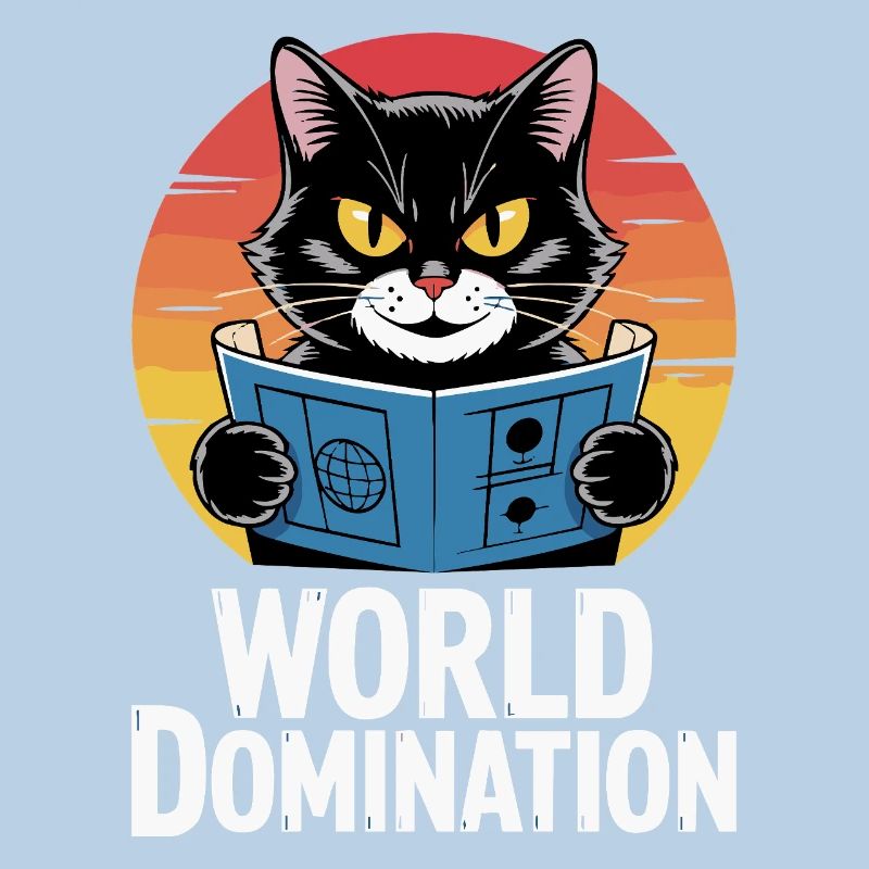 Domination mondiale – un chat avec de grands projets