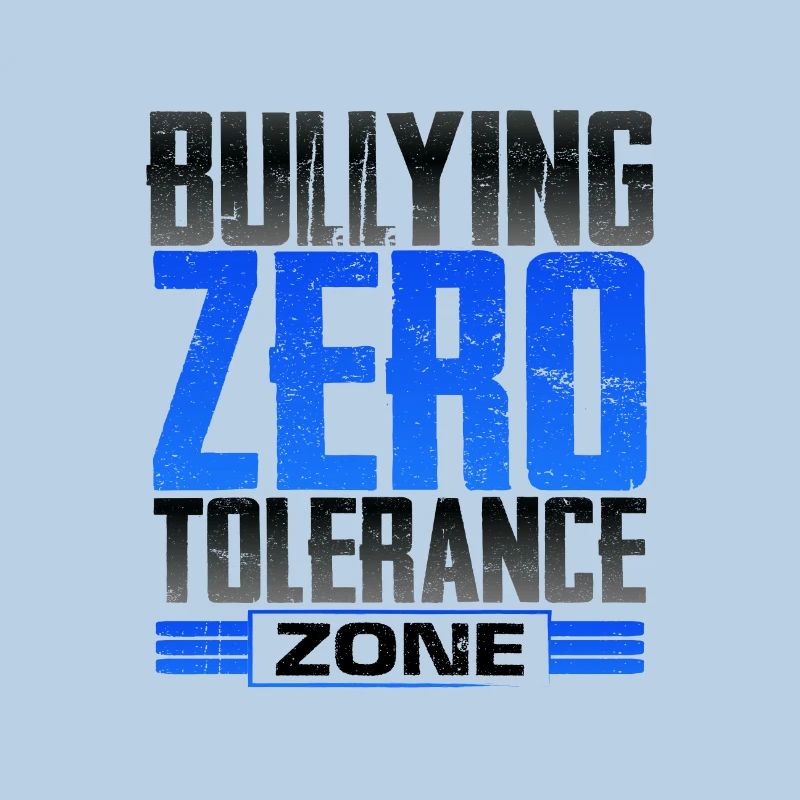 Cadeau anti-intimidation Zone de tolérance zéro Pas d’intimidateurs