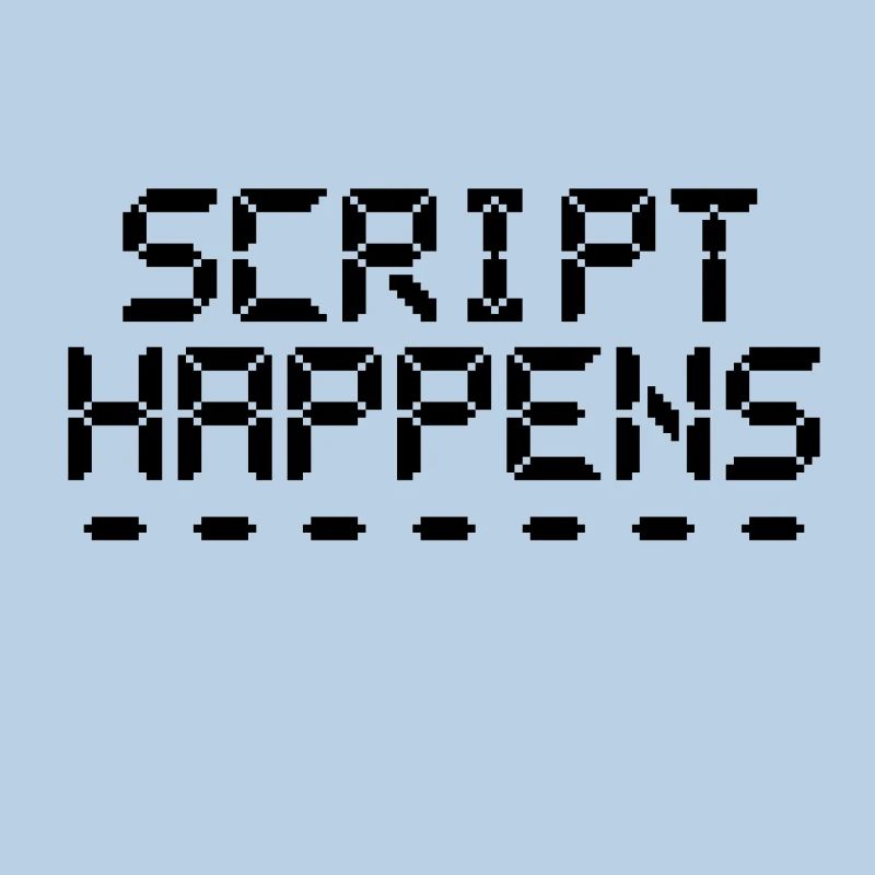 Computerprogrammierskript passiert Programmierer