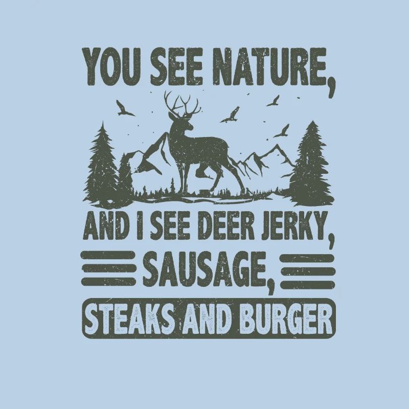 Cadeaux Voir Burger de biftecks de saucisse séchée de cerf