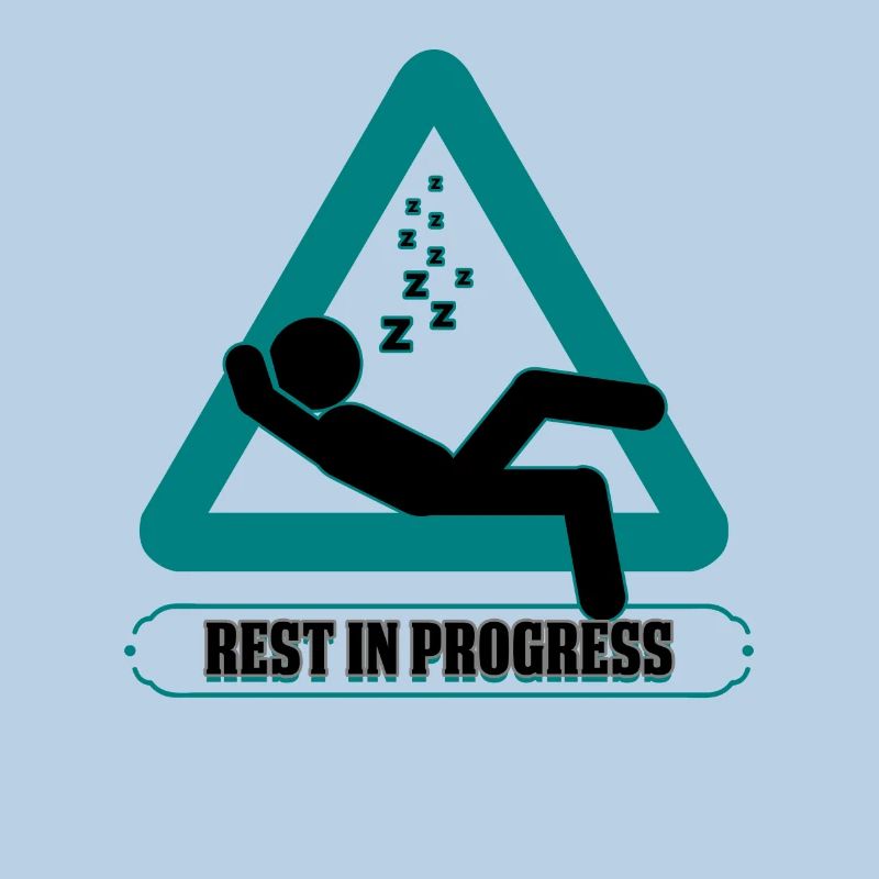 Sleephead Humour Rest in Progress Fun Naptime Gift