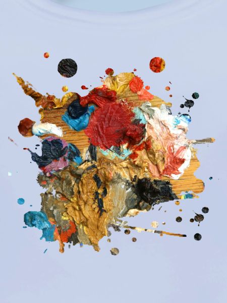 Farbkleckse oder Kunstwerk