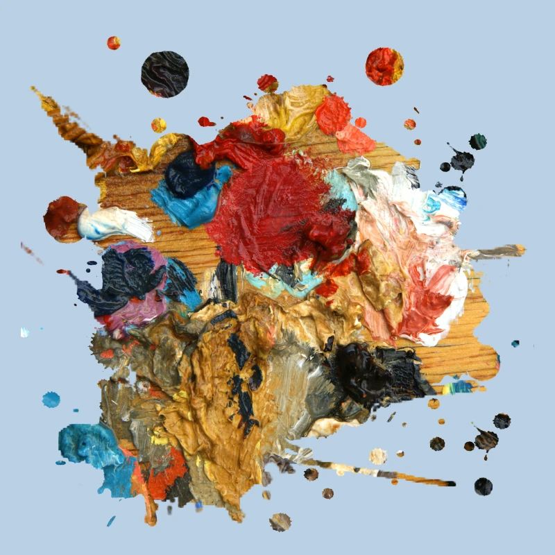 Farbkleckse oder Kunstwerk
