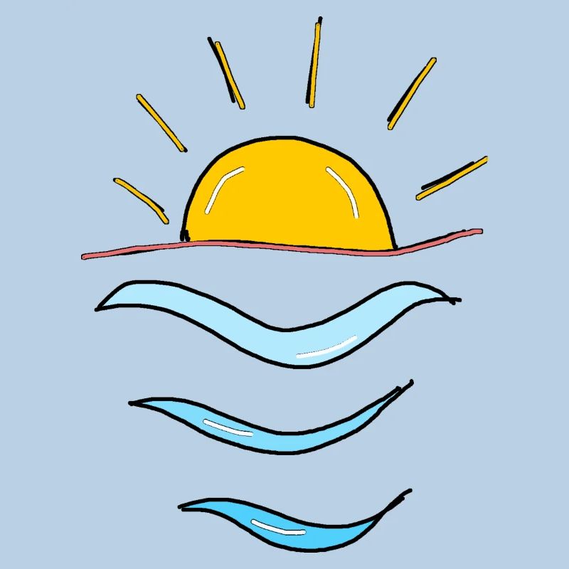 Soleil vagues,Plage,Mer,Cadeau,cool,tendance