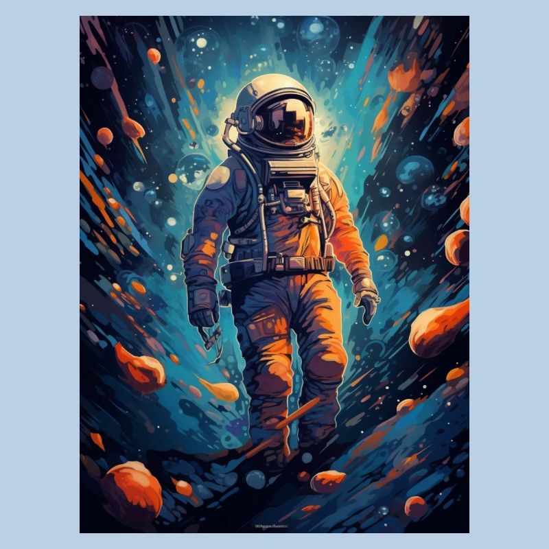 Astronaute de sortie dans l’espace
