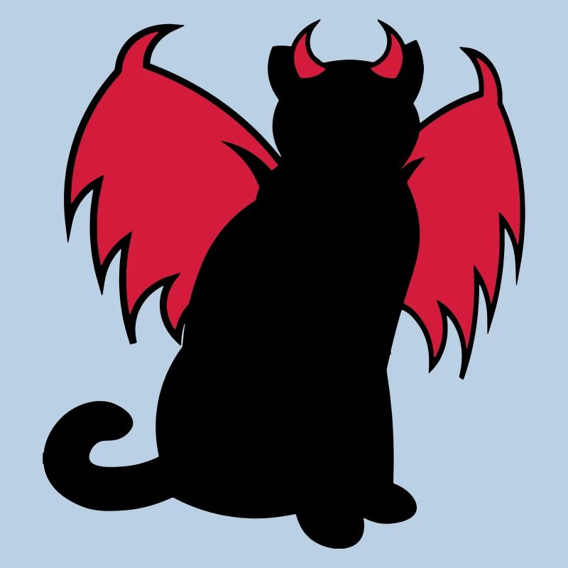 Devil Cat / Teufelskatze / chat diable / gift idea