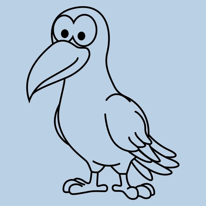 Corbeau Comic Animal