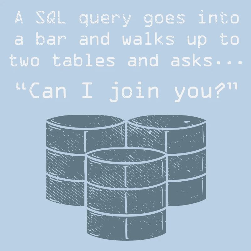 An SQL Query Goes Into A Bar