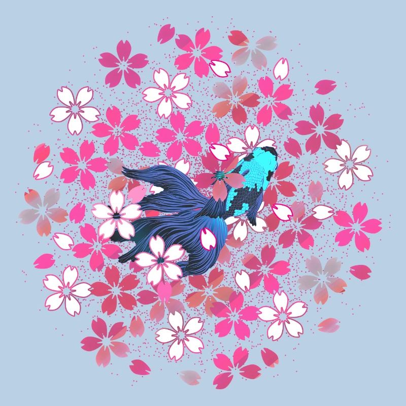 Spring: Kingyo e sakura