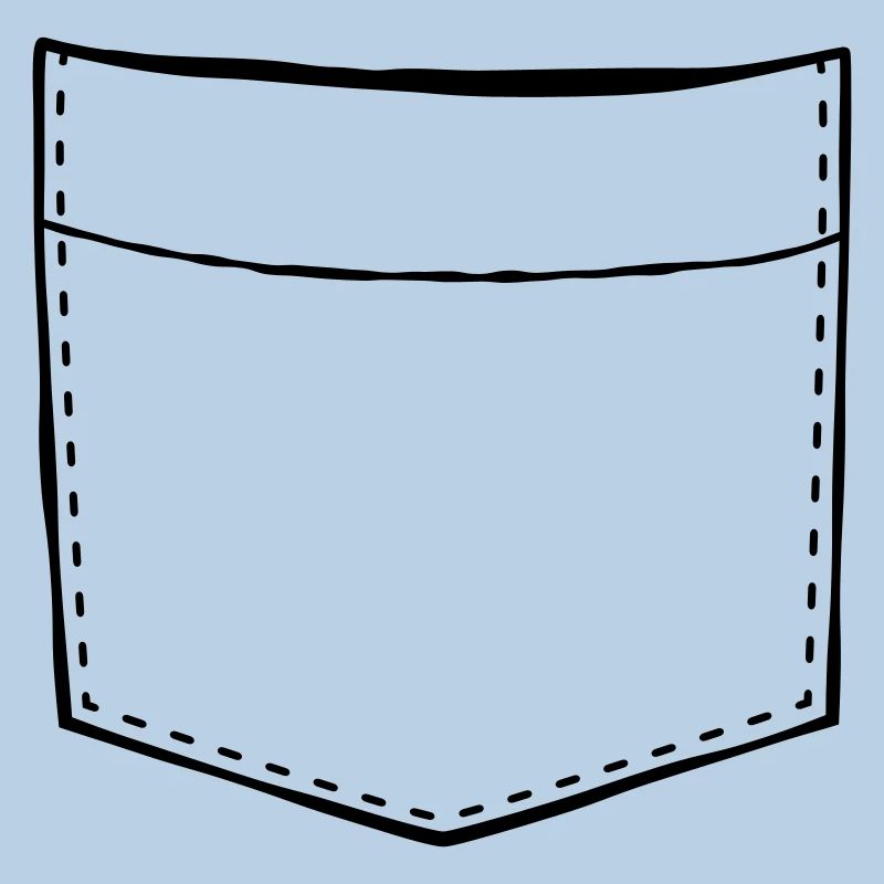 Design Brusttasche leer