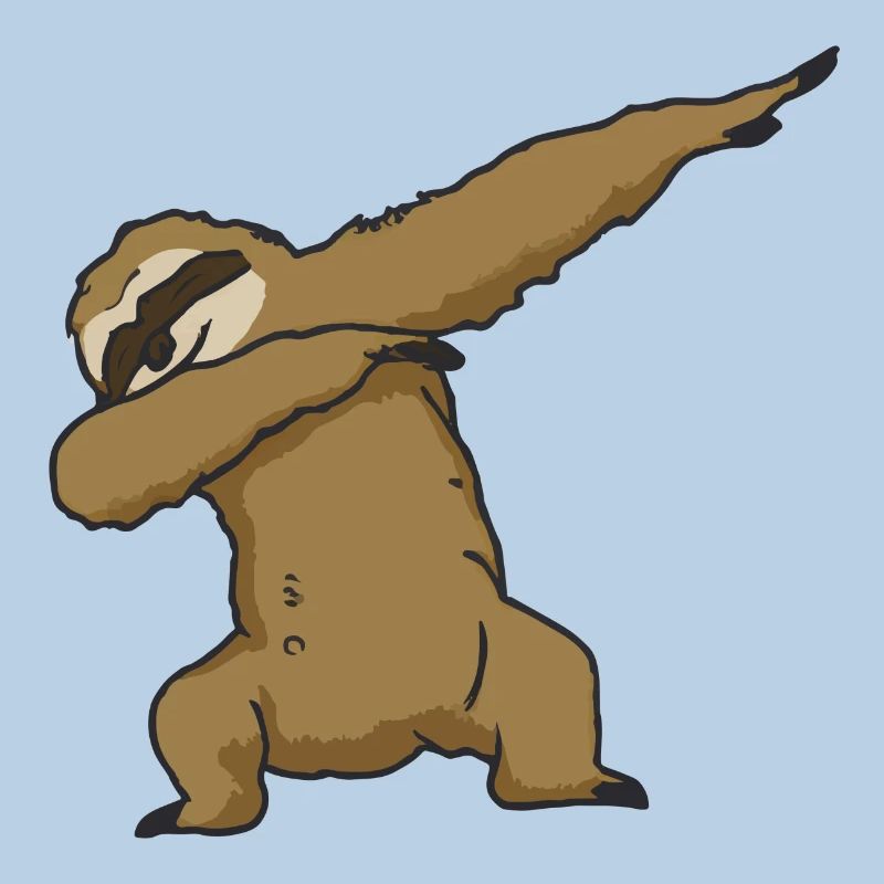 Dabbing Faultier Geschenkidee