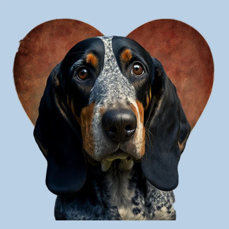 Bluetick Coonhound Saint-Valentin