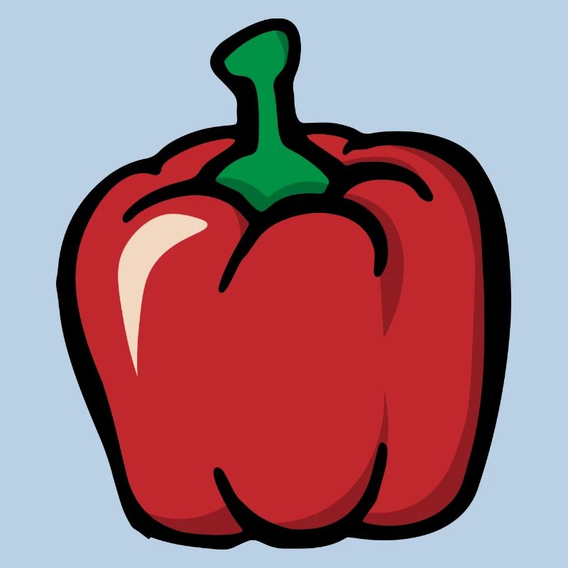 Red pepper pepper poivron rouge