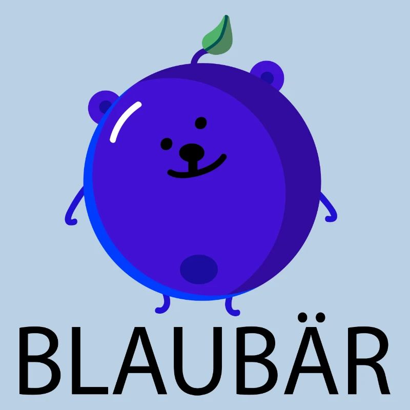 Bär als Blaubeere