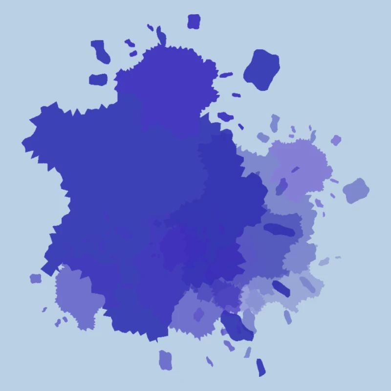 Éclaboussures de couleur pourpre