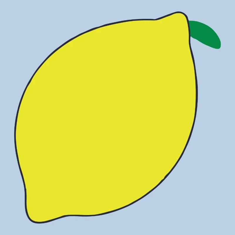 Zitrone Illustration Geschenkidee
