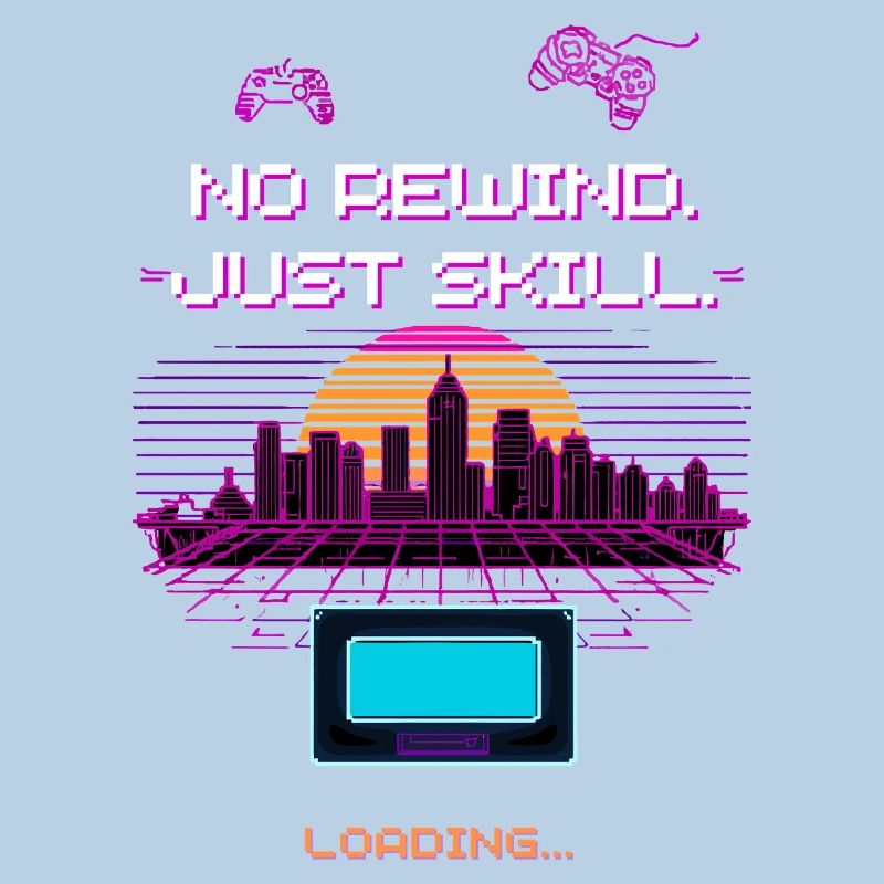 Design de jeu Retro Synthwave Pixel Vaporwave