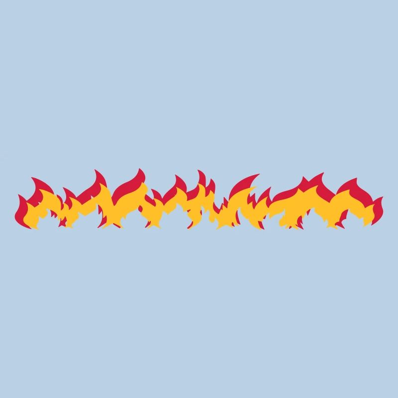 Flames - fire row