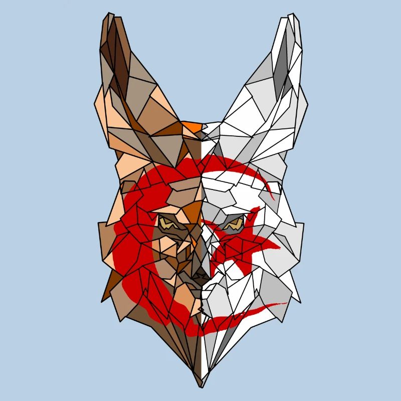 Fennec et drapeau de l'Algérie en polysphère 2