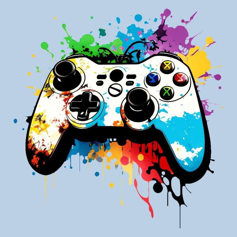 Gaming Controller Graffiti Computer Games Gamer