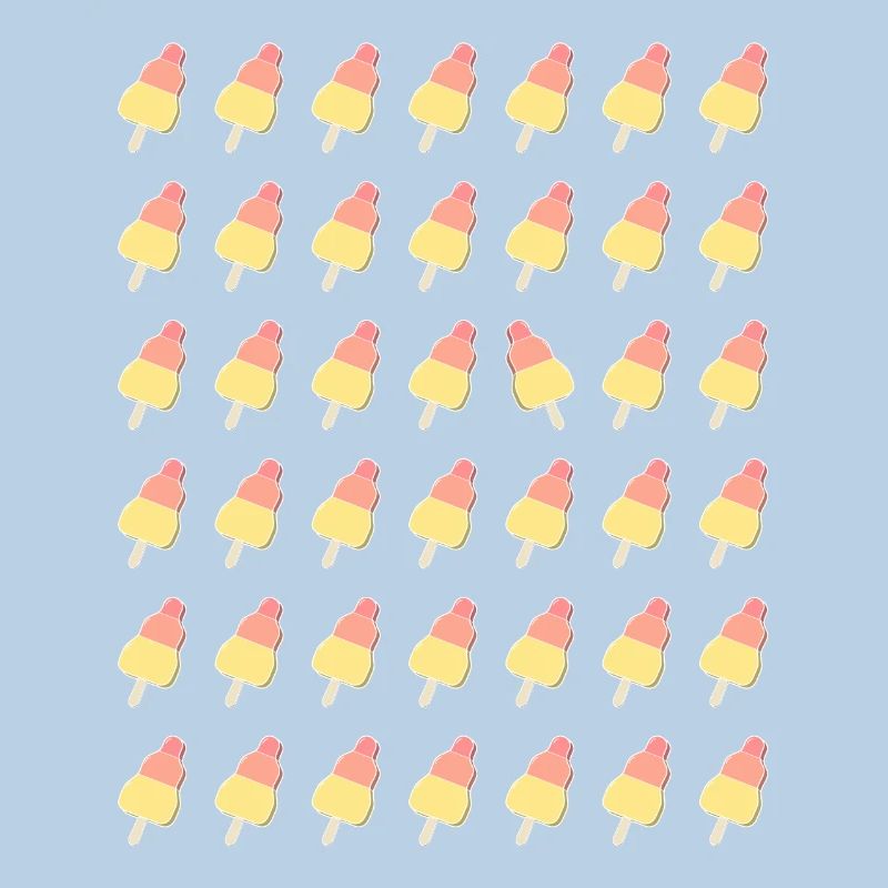 Ice cream cone pattern rockets - OCD