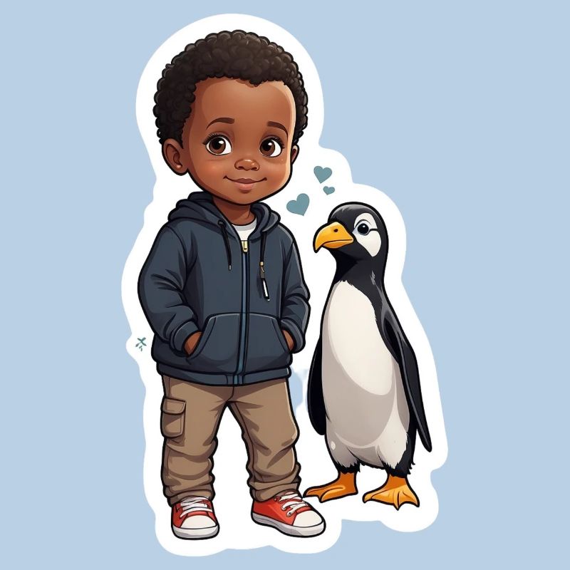 Pinguin Freunde Kind Geschenkidee