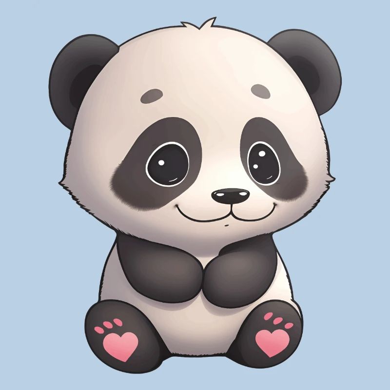 Total niedliches Panda-Bärchen