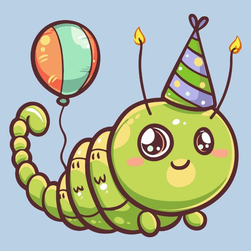 Wurm Geburtstag Comic