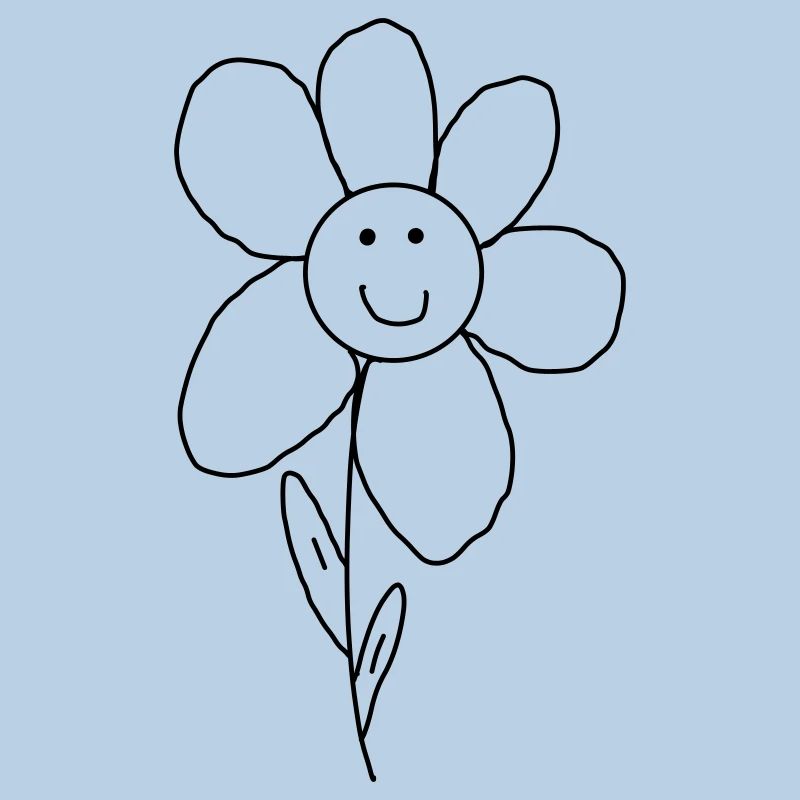 Visage floral