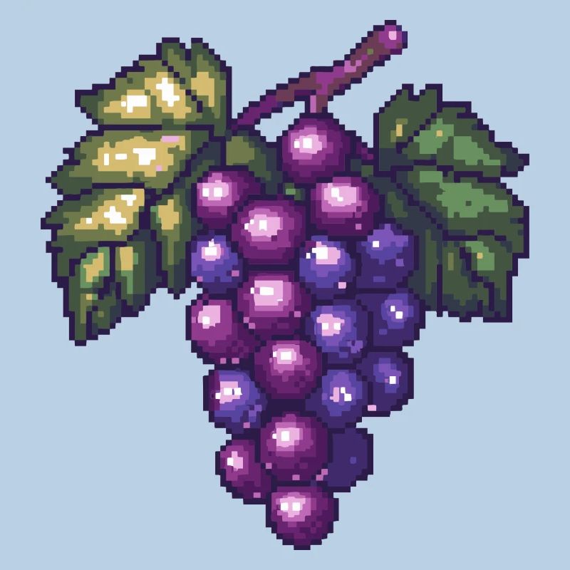 Pixels de raisins