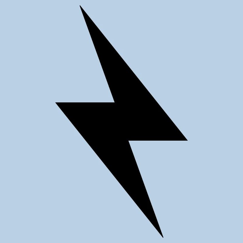 Blitz Design / schwarzer Blitz
