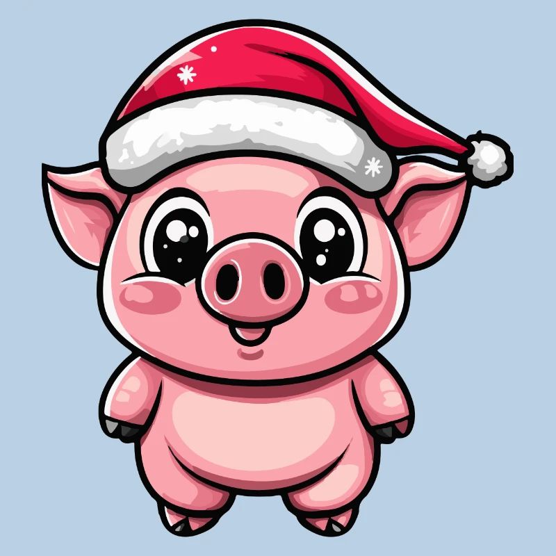 Cochon Noël Mignon