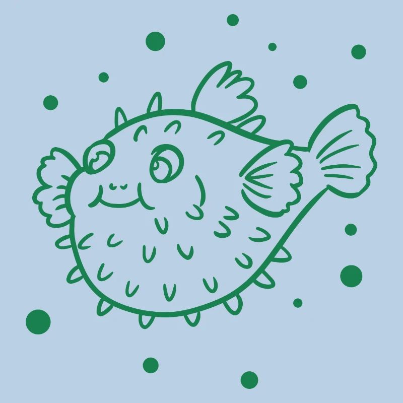Thick puffer fish