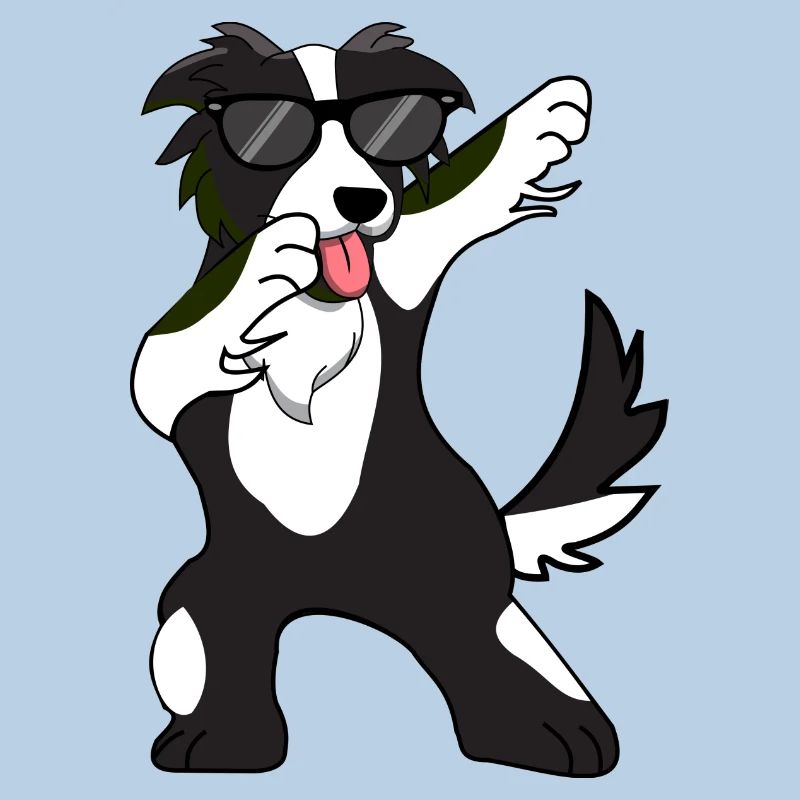 Border Collie Dabbing Dab Dance Gift