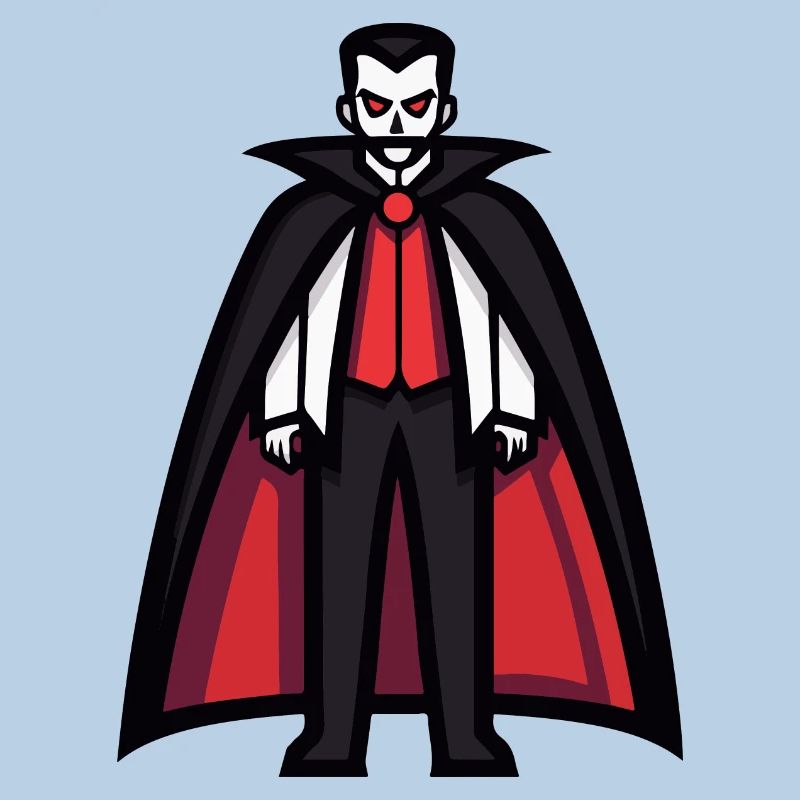 Vampire Halloween Comic