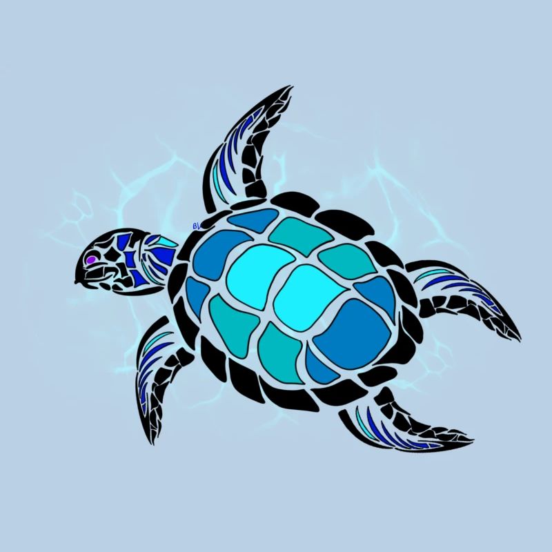 Blue turtle