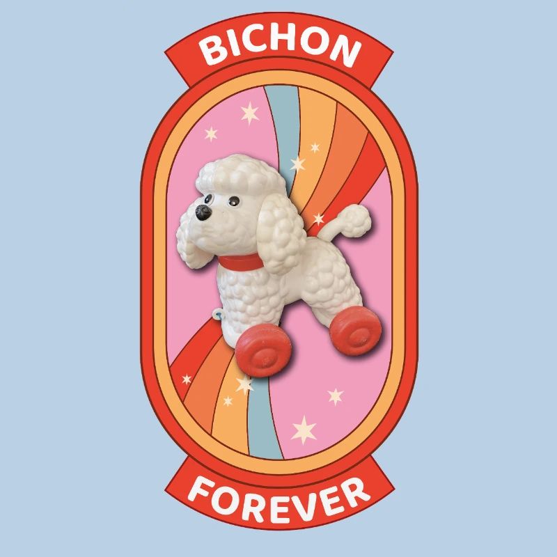 Bichon forever rainbow