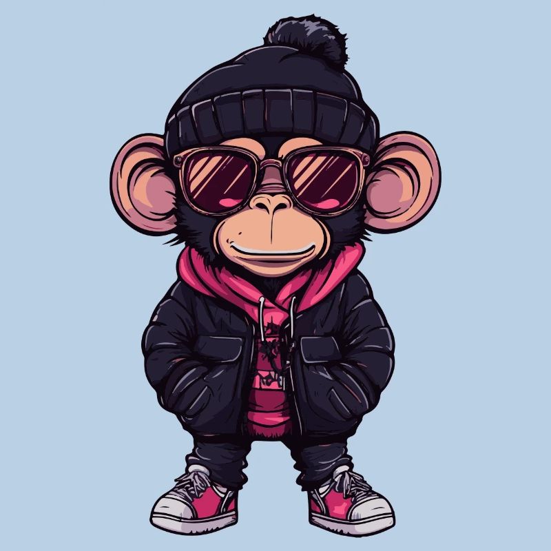 Monkey Winter Comic