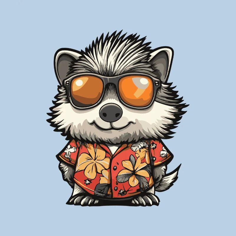 Igel Comic Cool Sommer