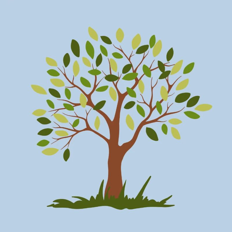 bel arbre vert