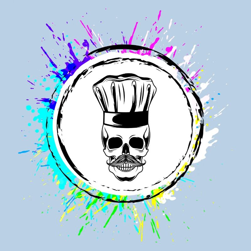 Skeleton Chef Skull Chef