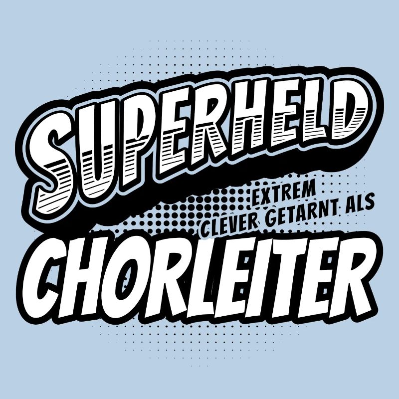 Superheld, clever getarnt als Chorleiter