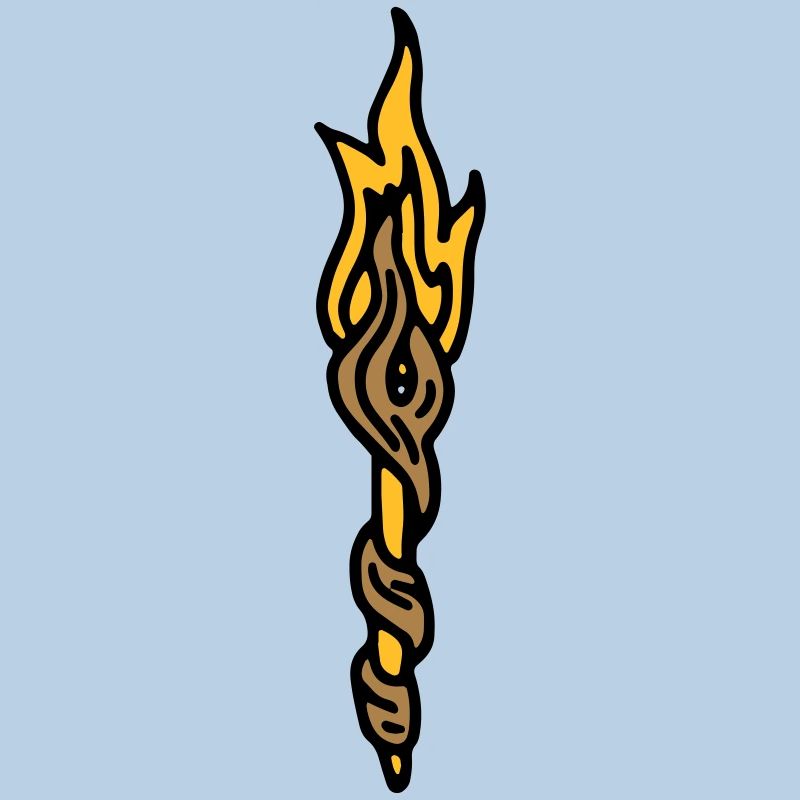 Magic wand torch wizard magic magician